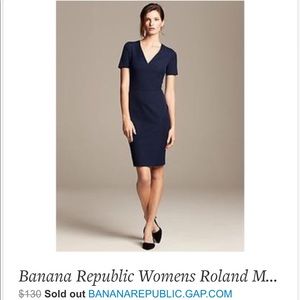Roland Mouret for Banana Republic Dress 00P $130